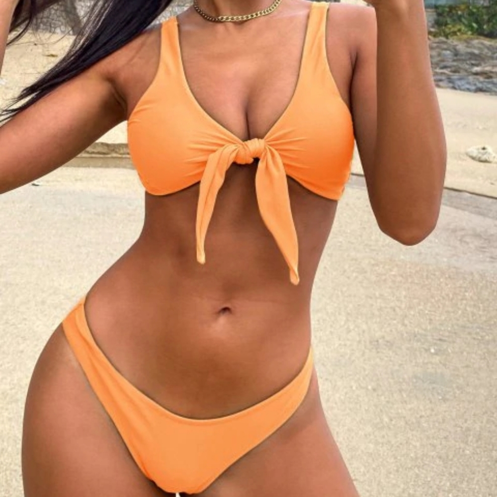 2/$20- Zaful Orange Bikini